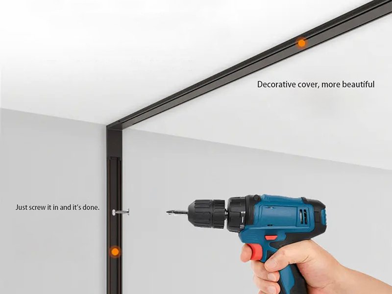 6mm high-quality ultra-thin aluminum magnetic track 48V from Commercial Lighting Manufacturers